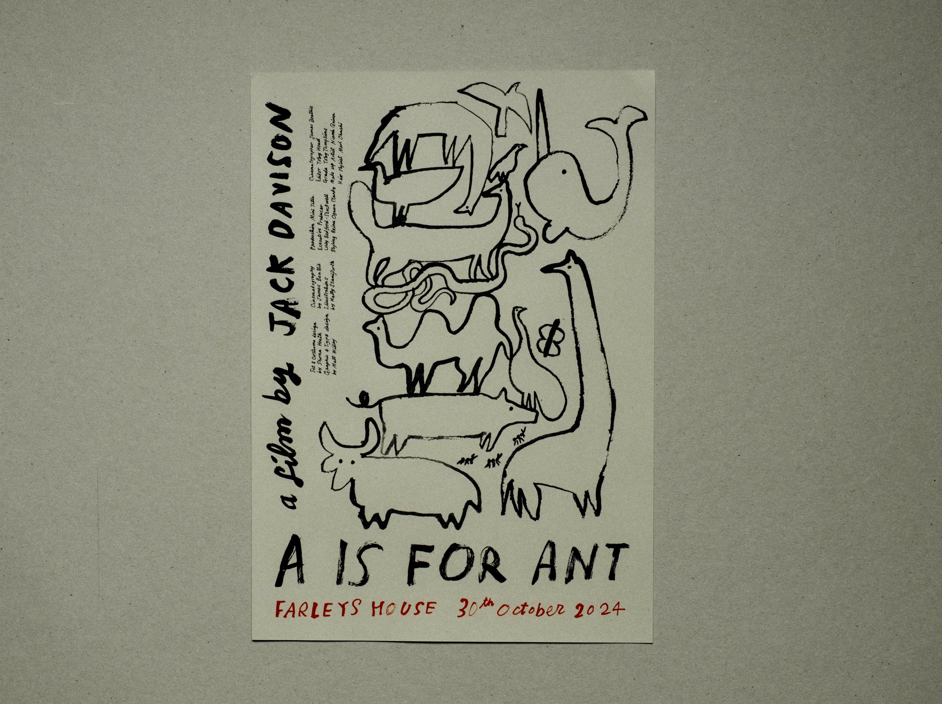 A is for Ant Poster