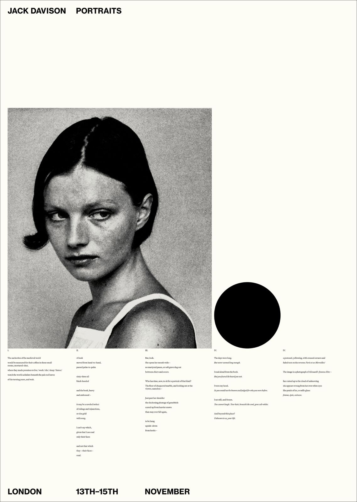 Matt Willey’s Portraits Poster